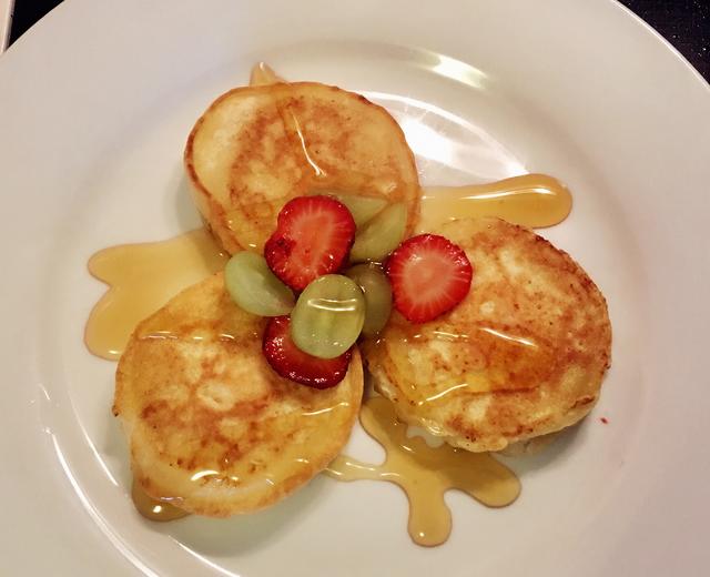 水果全素松饼😋不一样的Pancakes的做法