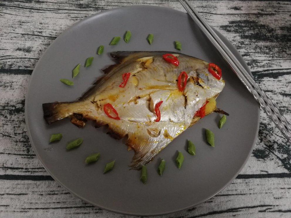 烤鲳鱼（健康烤箱版）