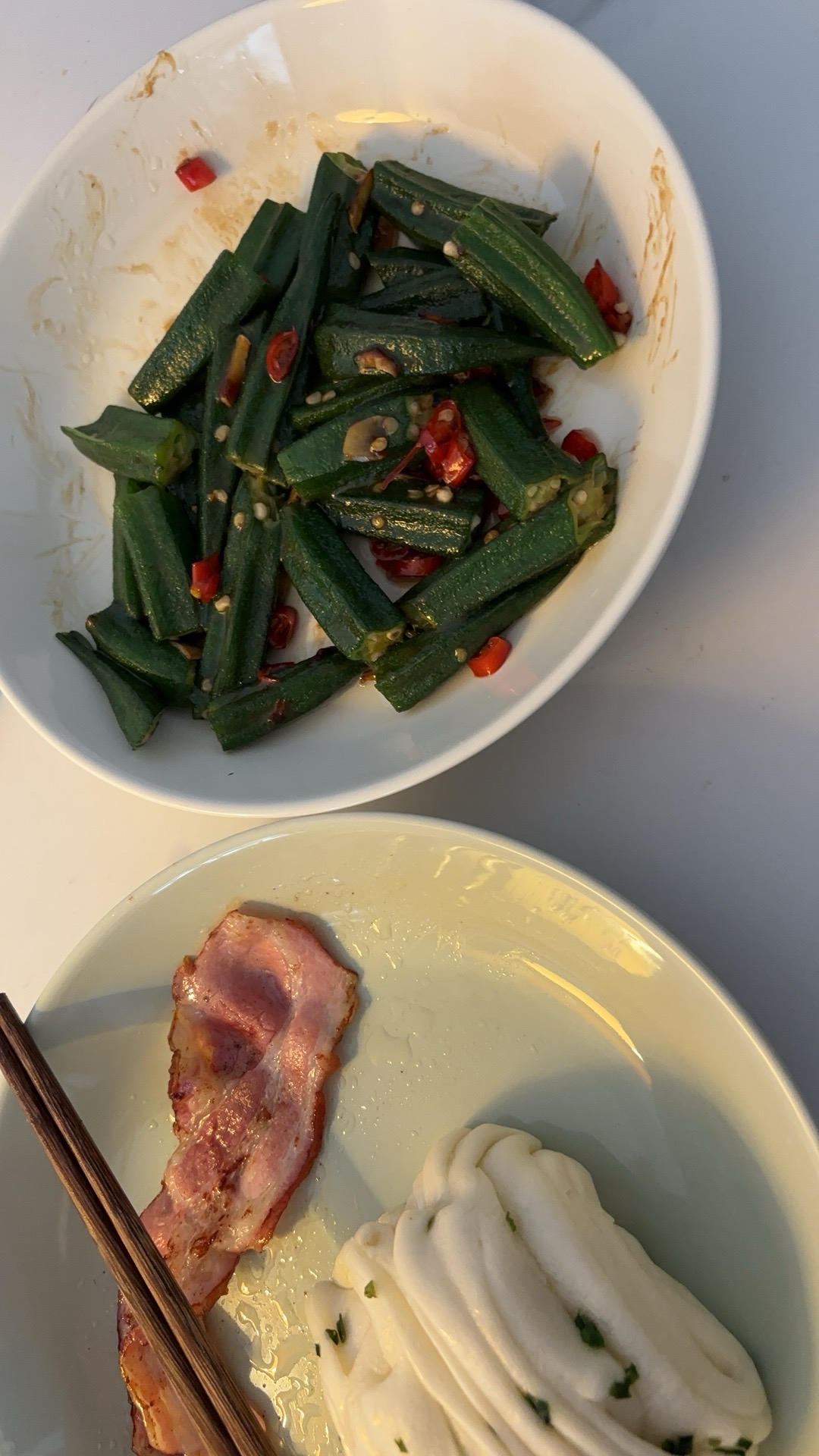 蚝油秋葵