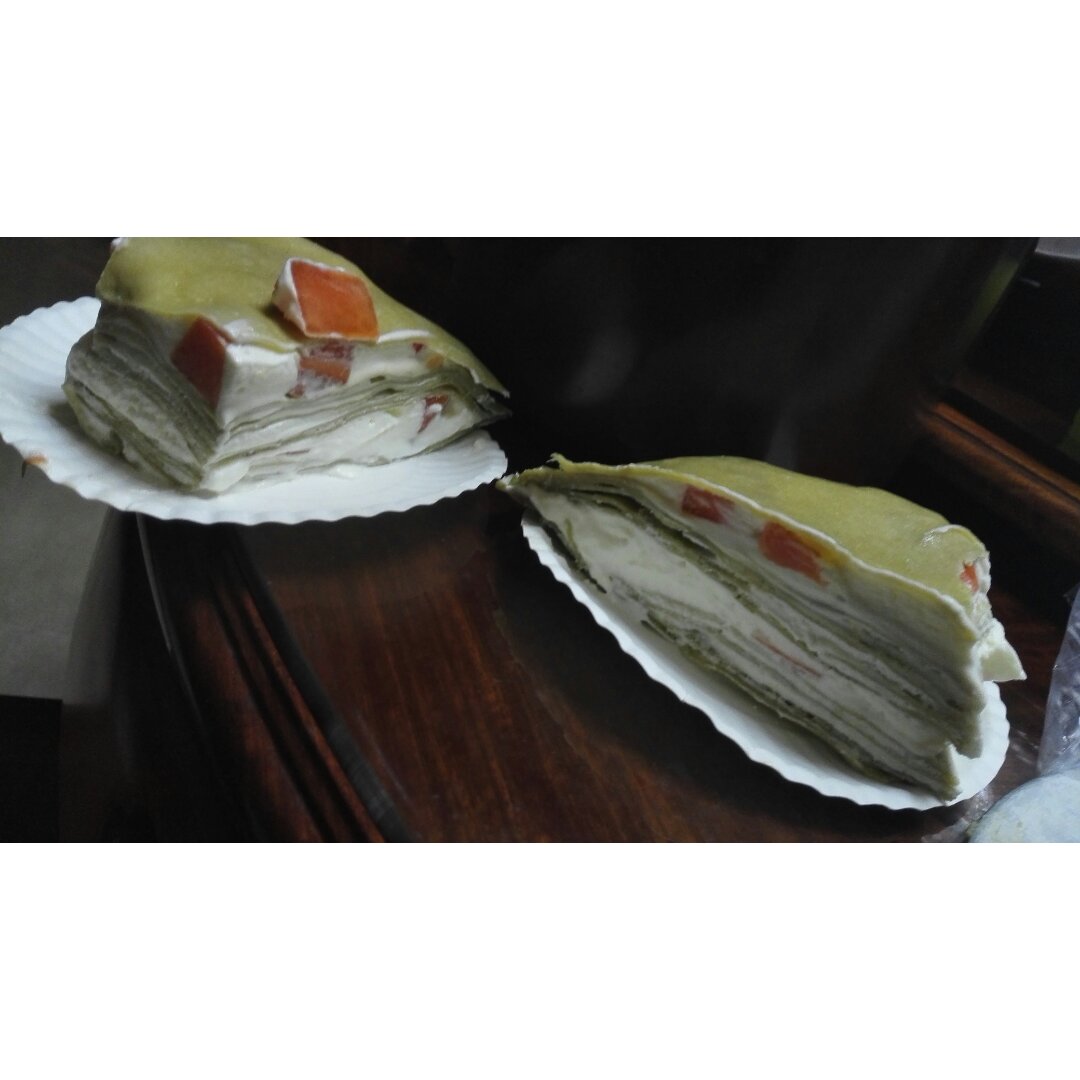 芒果千层蛋糕，100%成功告别煎皮无能