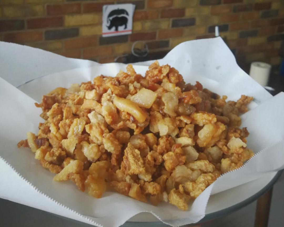微波炉炸猪油渣