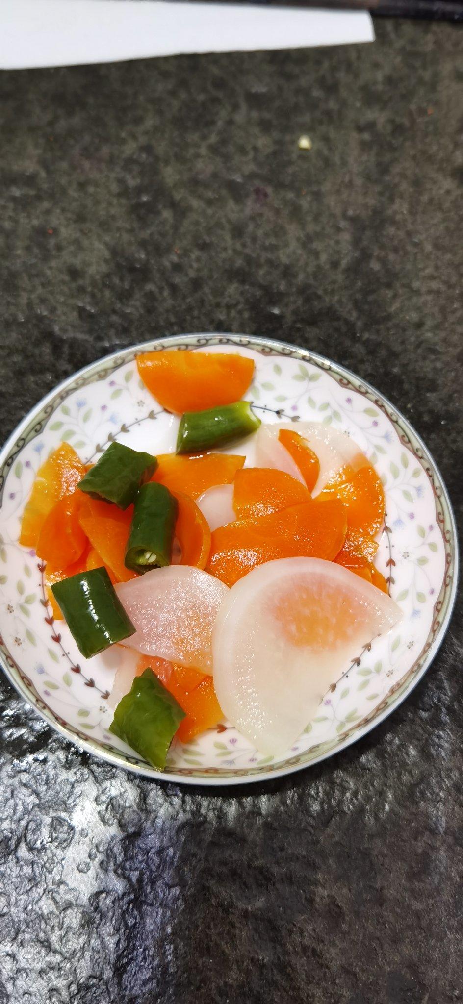 白萝卜小咸菜