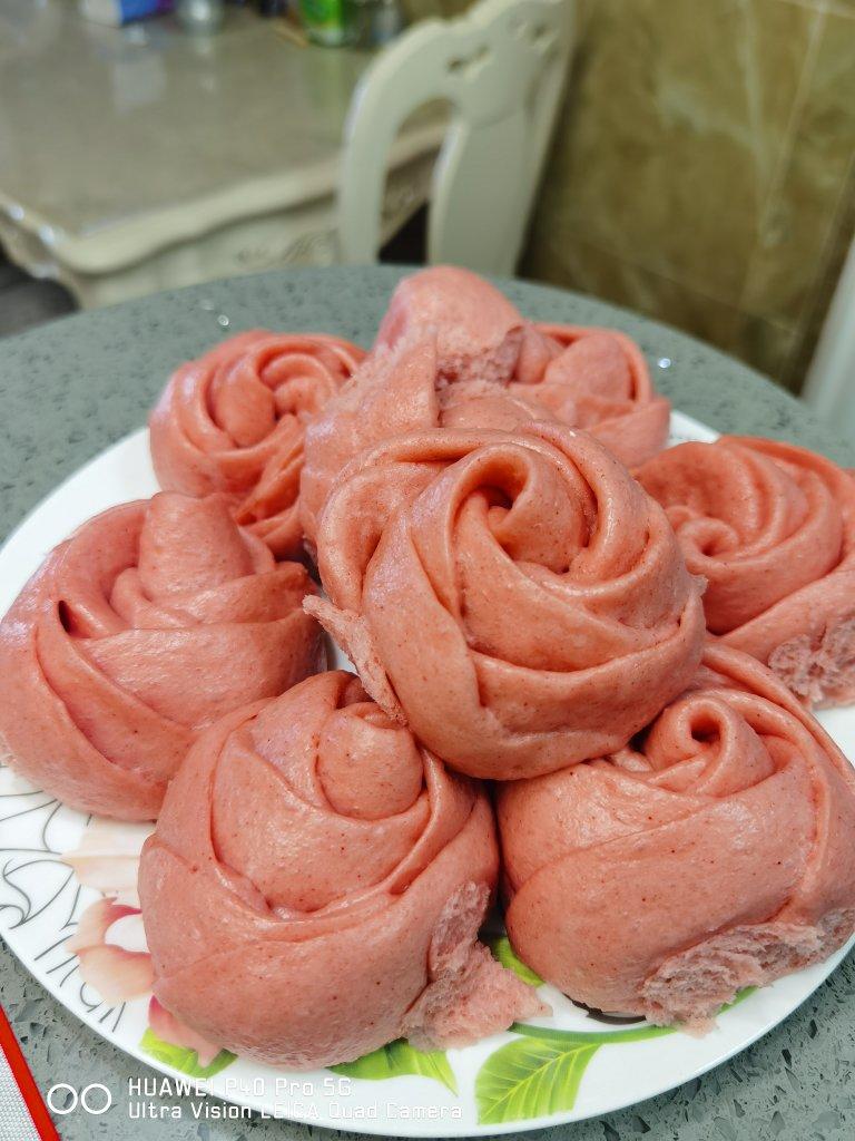 玫瑰馒头