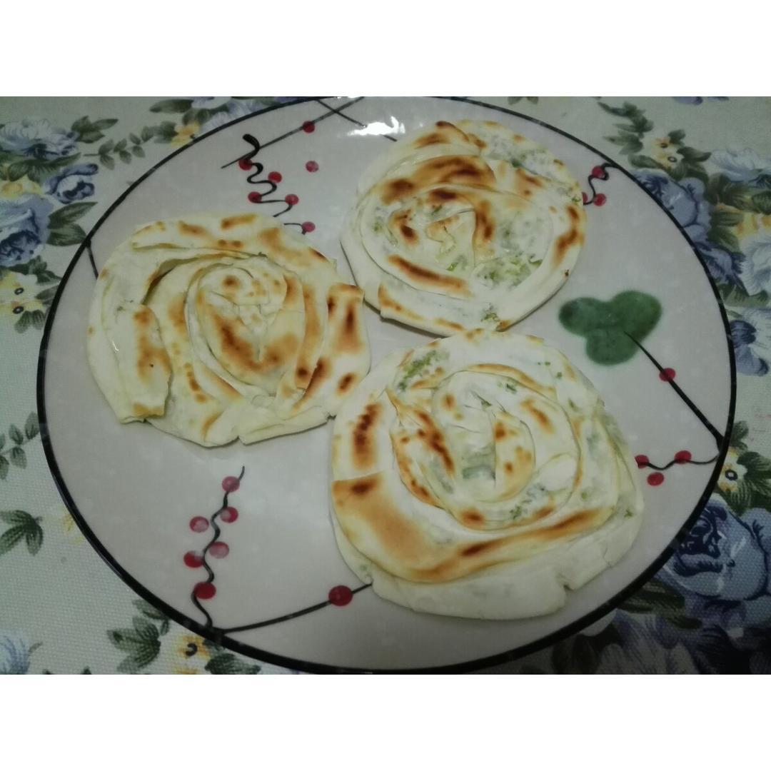 小馄饨皮葱油饼