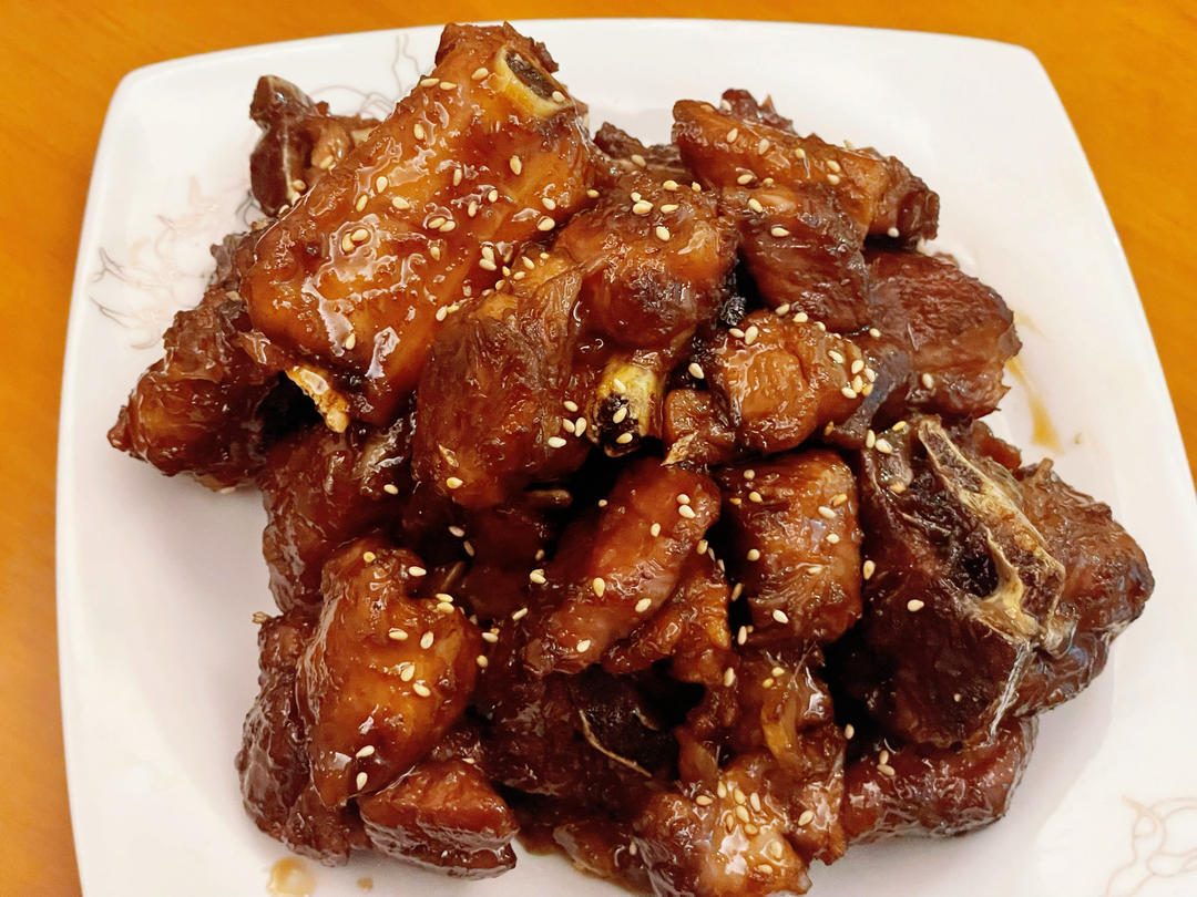糖醋排骨/糖醋小排（不放油）（12345口诀做出正宗上海本帮）