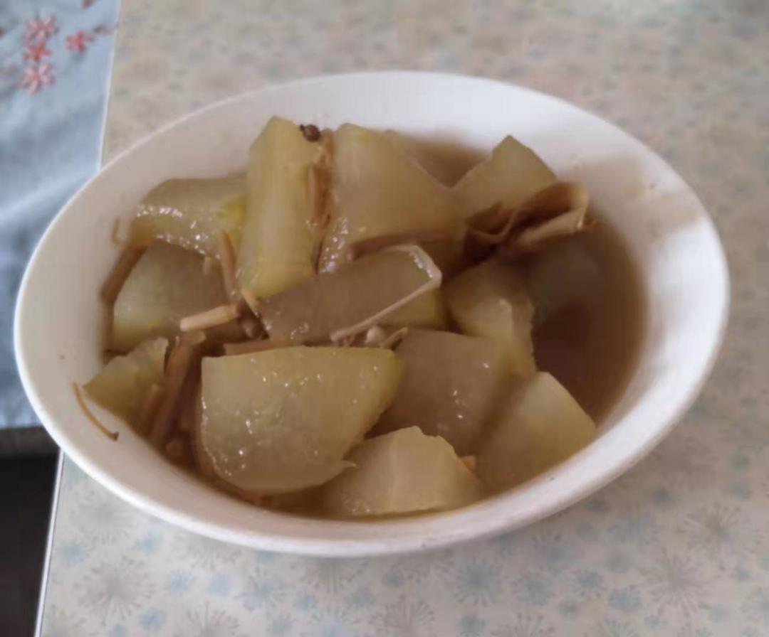 酱烧冬瓜（无油素食）的做法