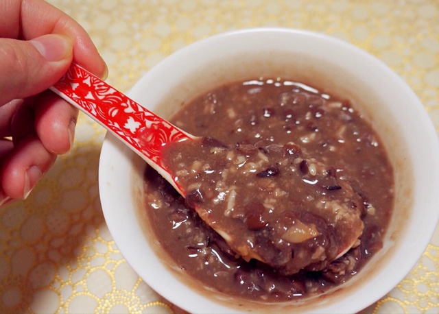 酒酿红豆粥