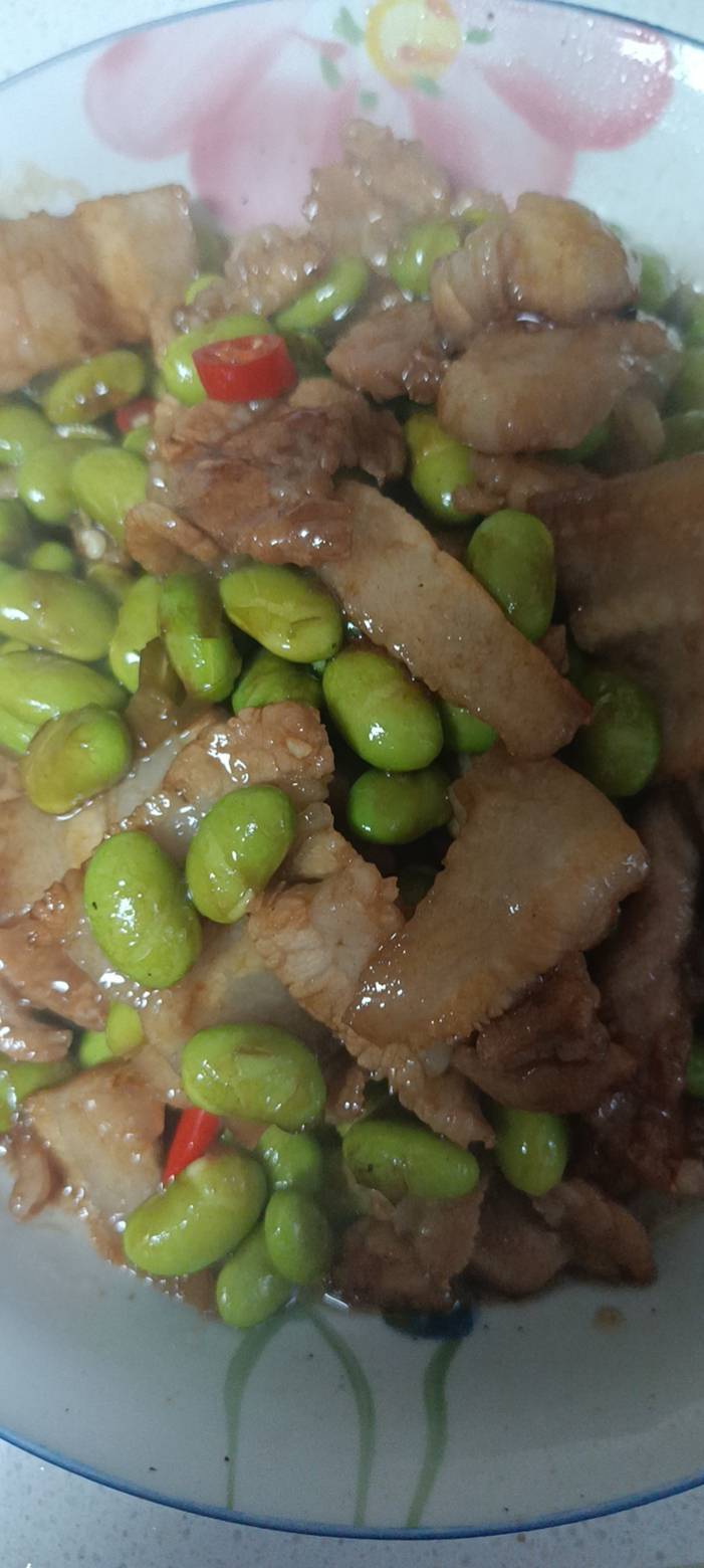 【青豆炒肉】
