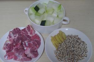 冬瓜薏米龙骨汤的做法 步骤1