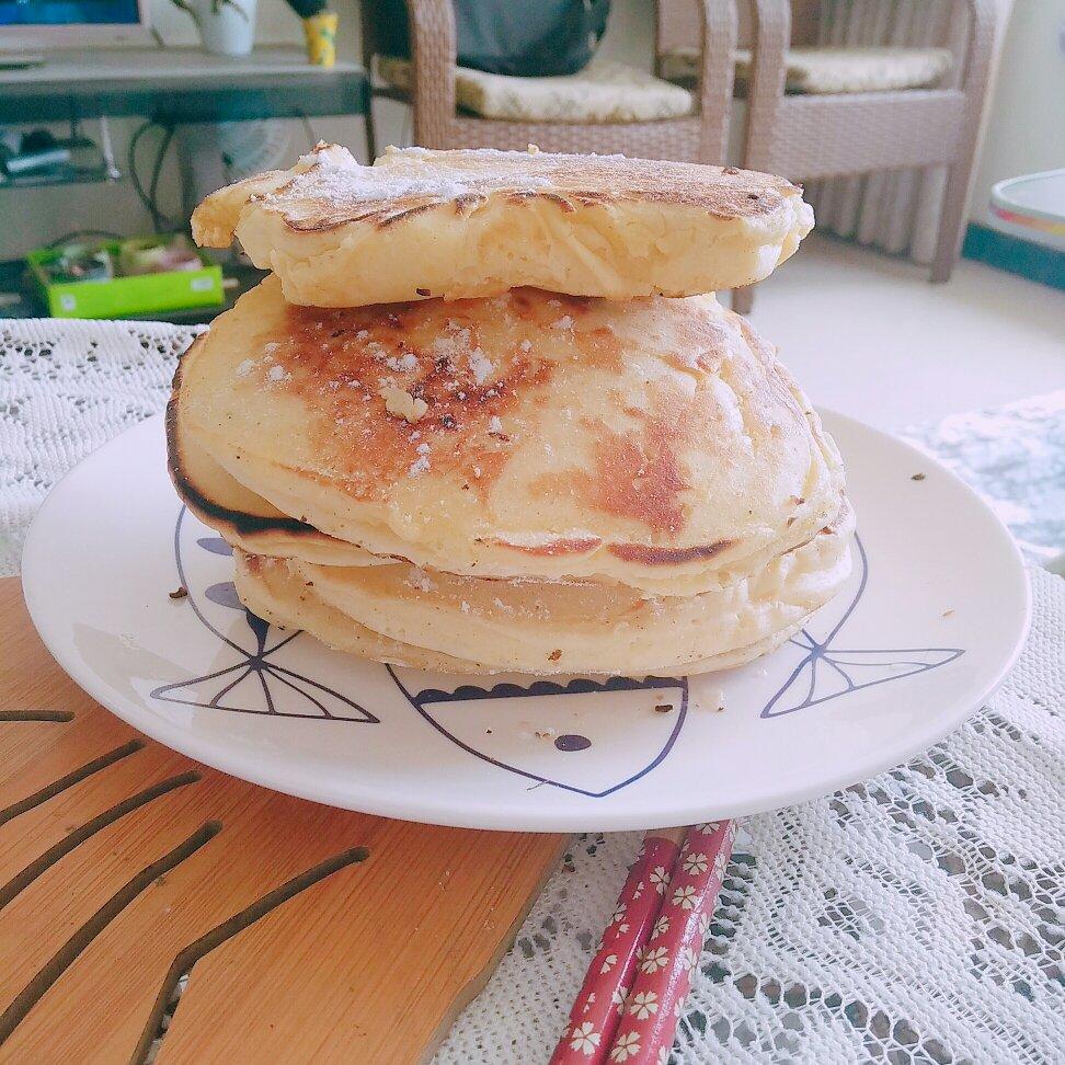 超级简单pancake【无黄油健康版】