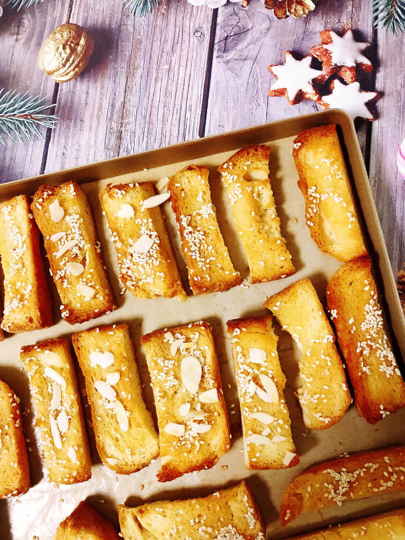 蜂蜜面包条，老少皆宜，看剧小零食