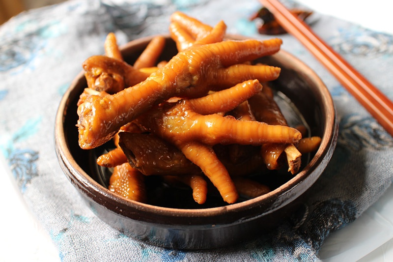 felicia做的卤鸡爪子