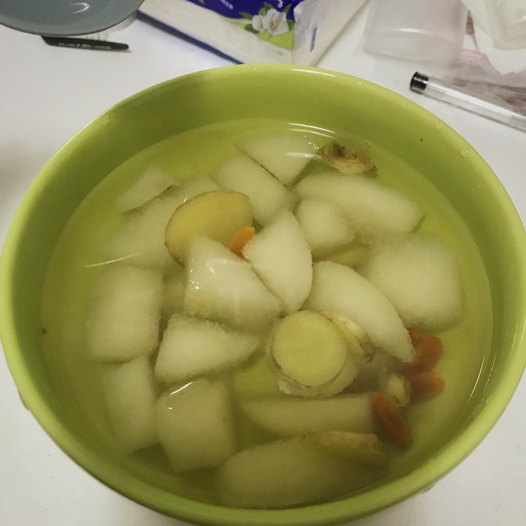 yum-jason做的雪梨姜汤(治疗感冒)