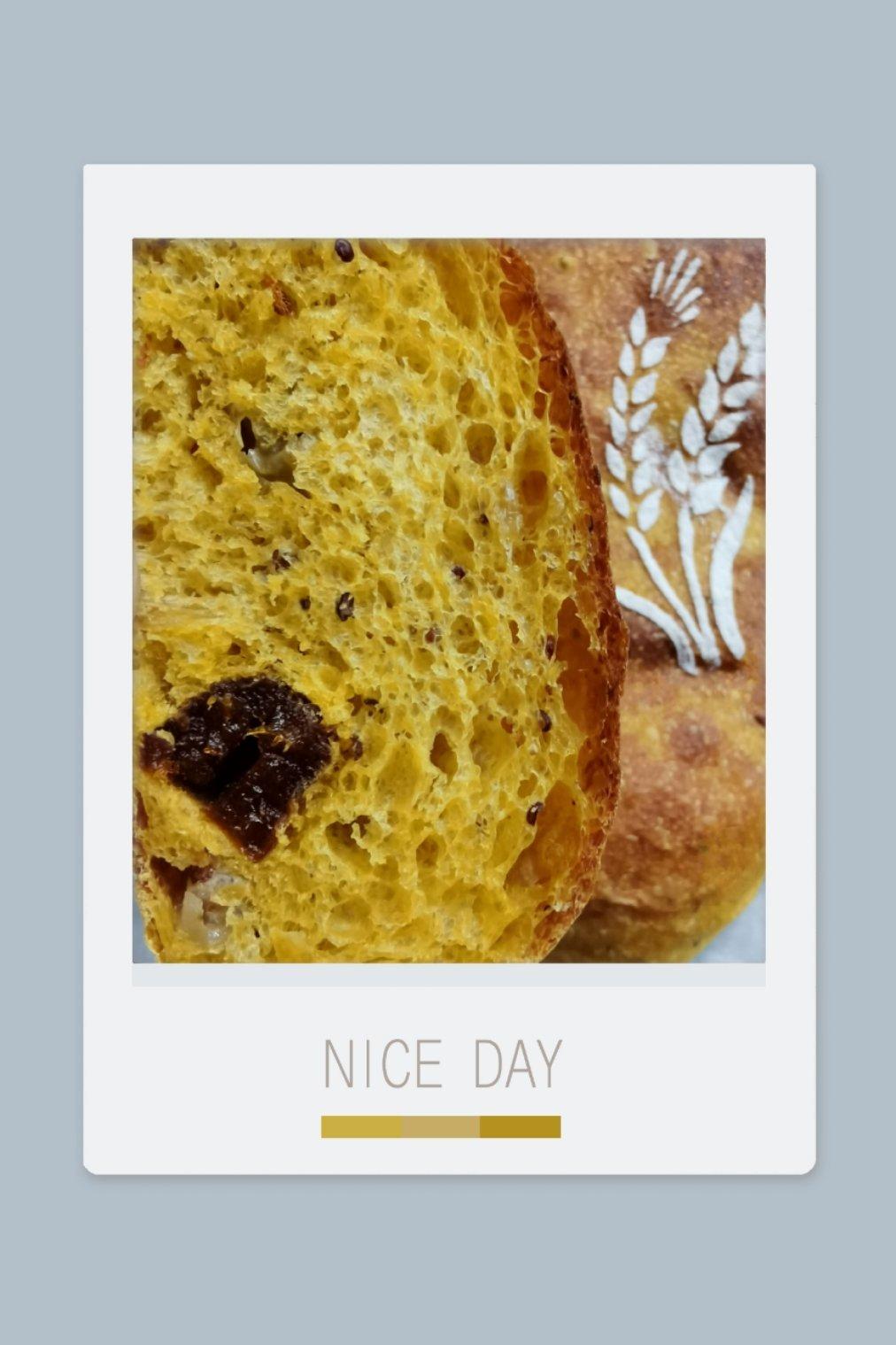 全麦蔓越莓核桃软欧包