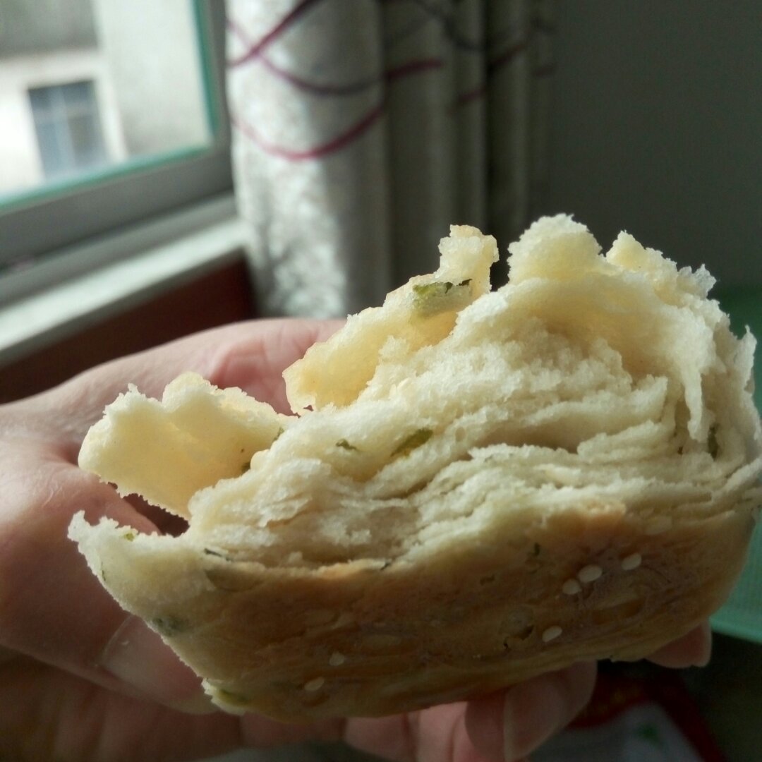 葱香油酥烧饼