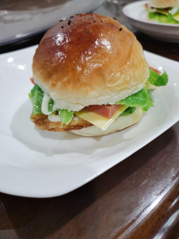 松软汉堡包胚