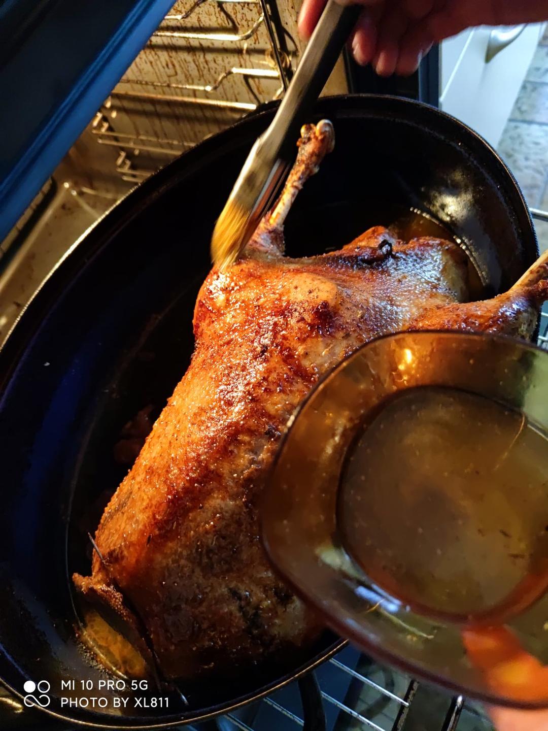 小火龙helen做的圣诞烤鹅