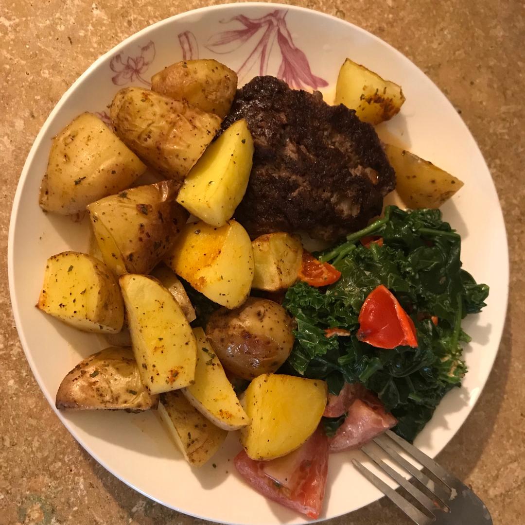 快手汉堡牛肉饼🍔