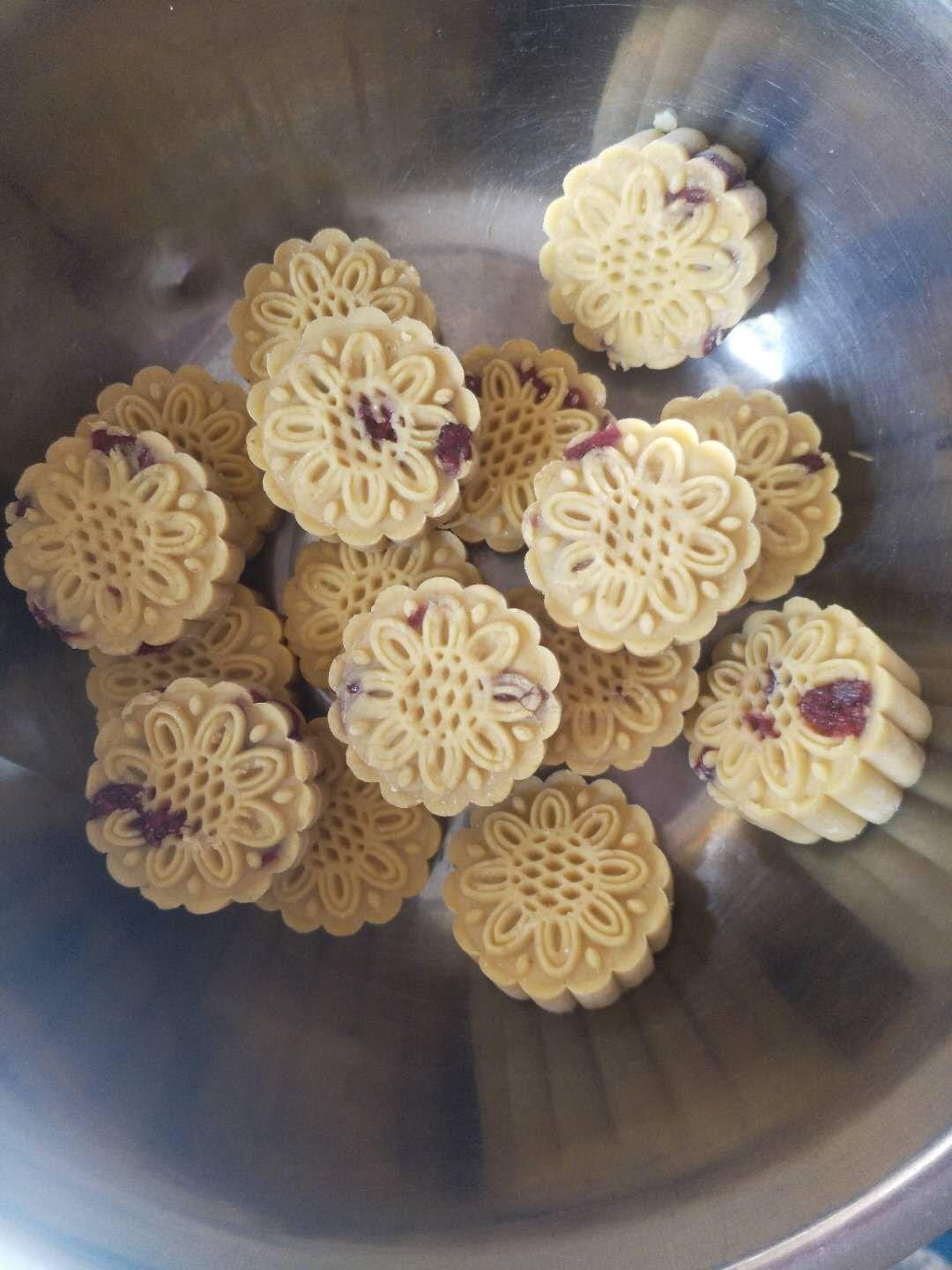 蔓越莓绿豆糕