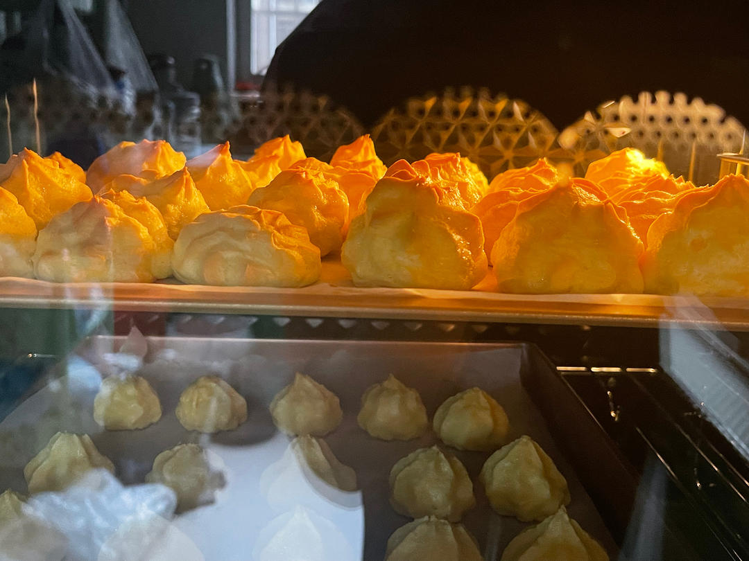 简单易成功的奶油小泡芙做法