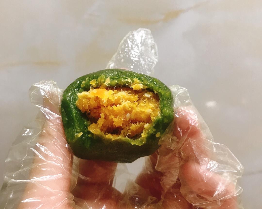 软糯Q弹的艾草青团的做法