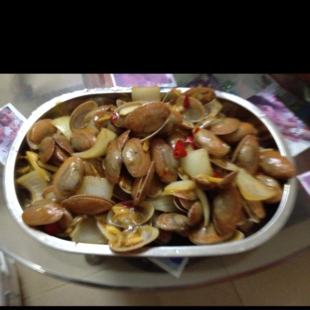 酱炒花甲