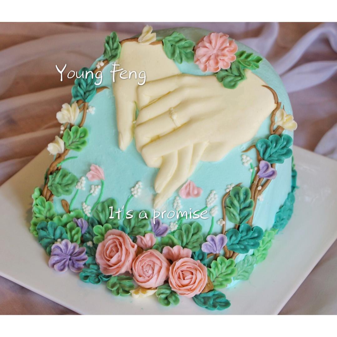 小麦子自创韩式裱花奶酪霜