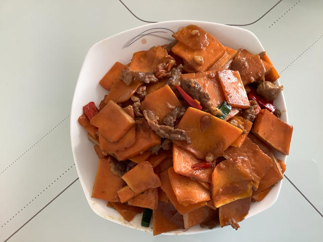 肉炒南瓜