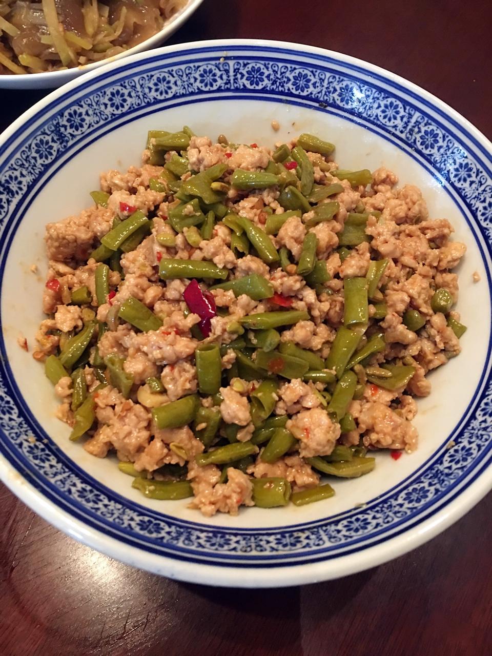 酸豆角肉沫
