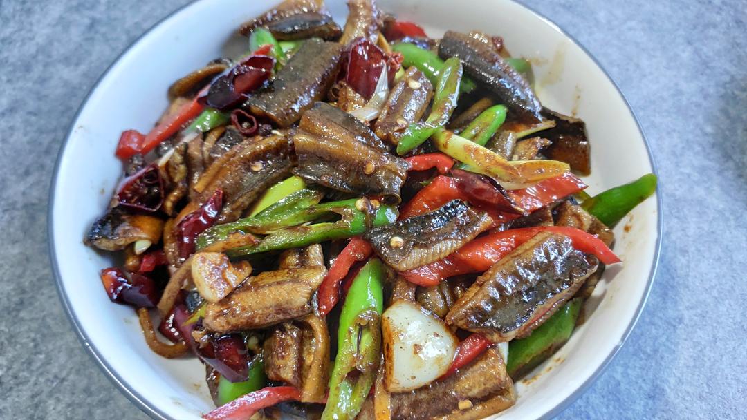 爆炒鳝段