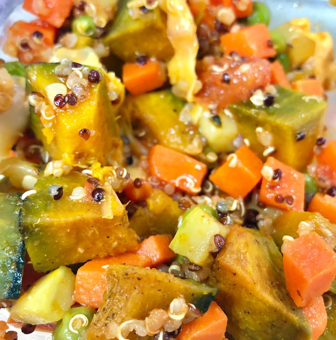 【健康三餐】鲜味南瓜能量炒饭