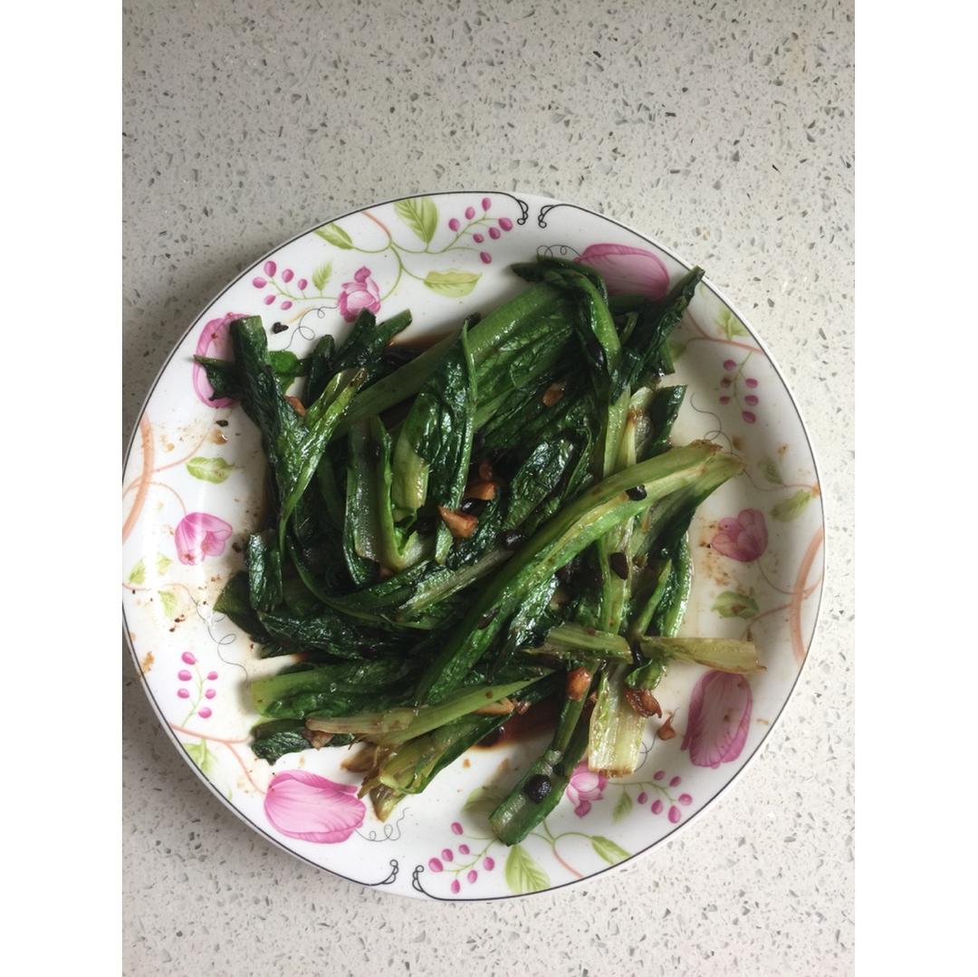 豆豉鲮鱼油麦菜