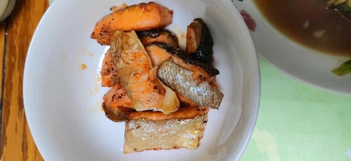 【空气炸锅版】快手无油烤三文鱼