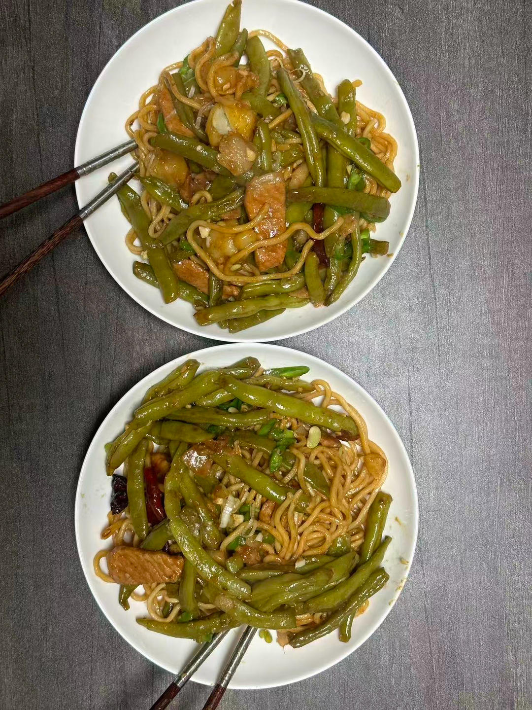 豆角焖面的做法