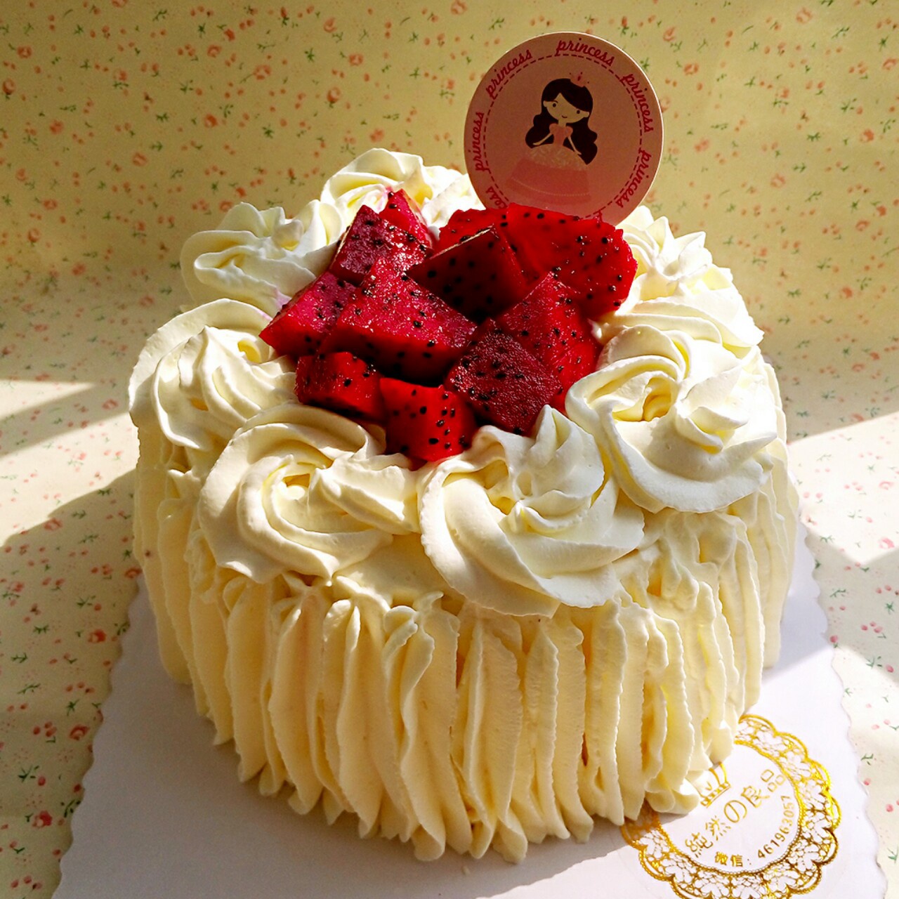 巧克力转印蛋糕