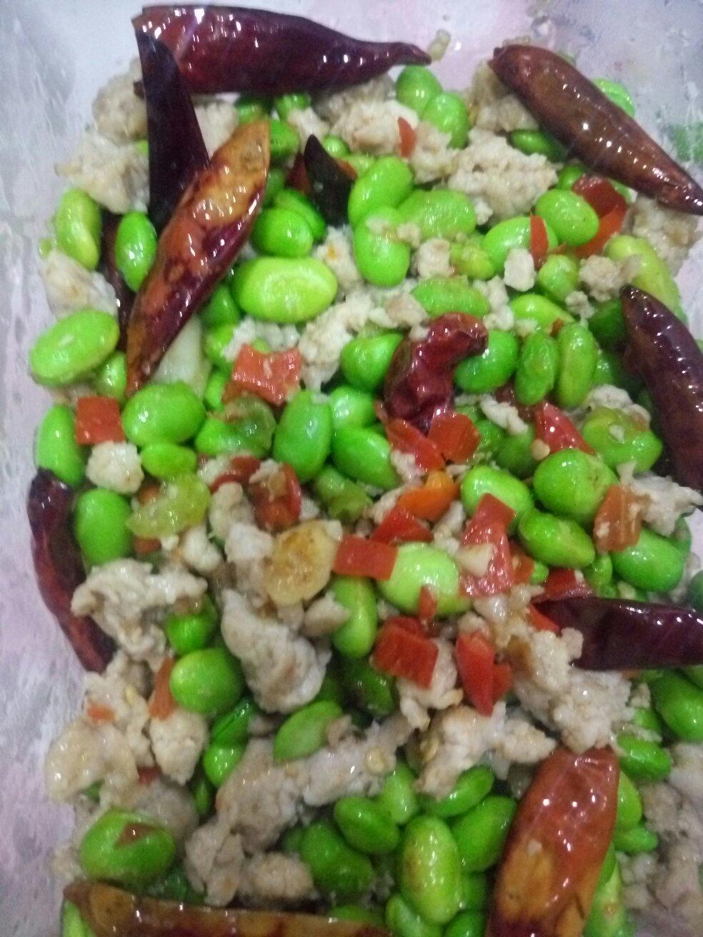 青豆炒肉