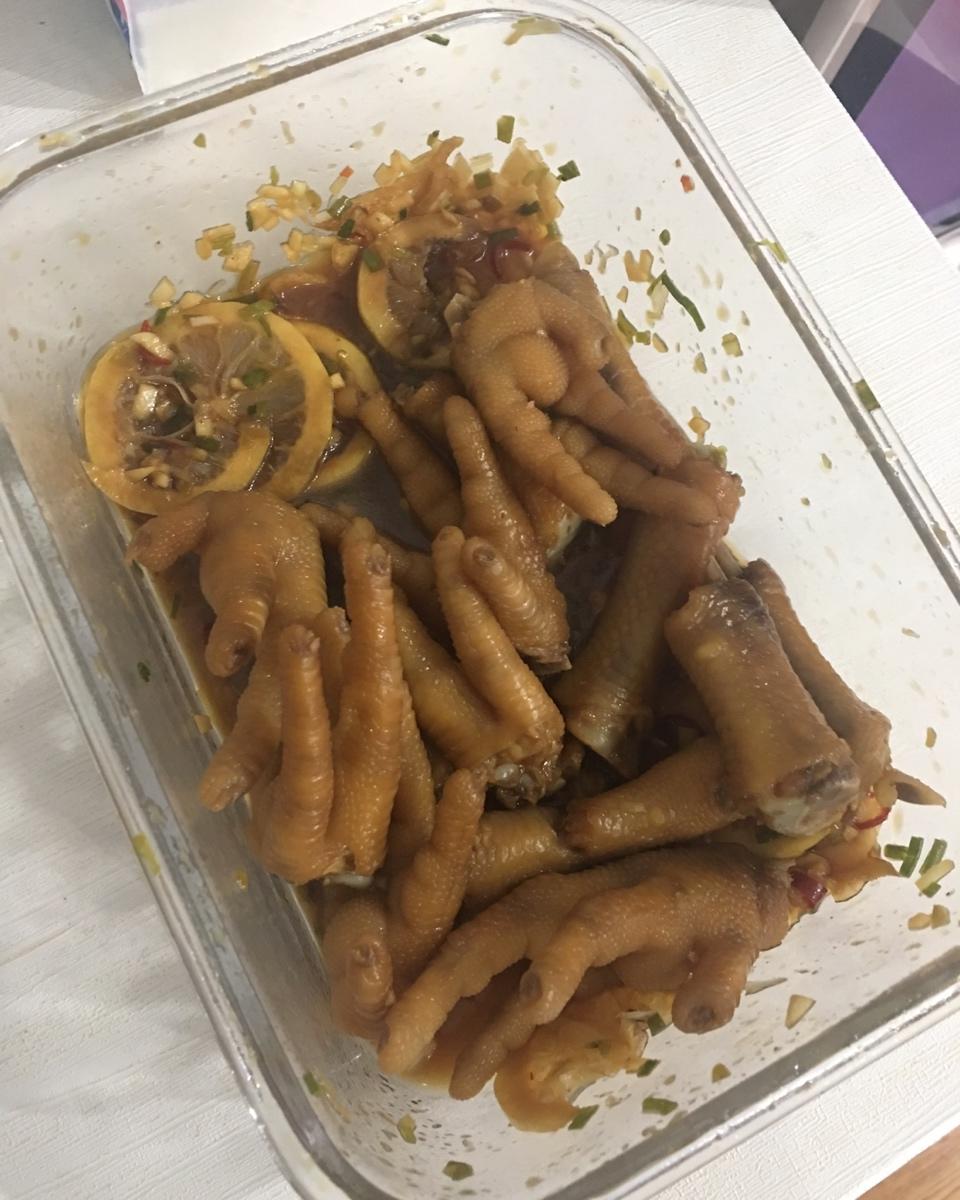 柠檬百香果鸡爪