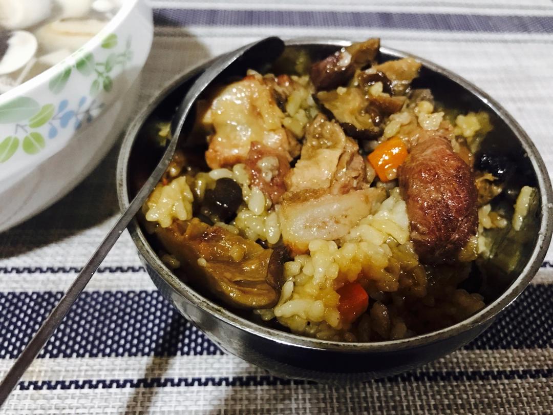 喷香排骨焖饭（爆好吃）