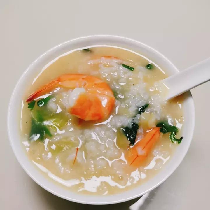 鲜虾砂锅粥