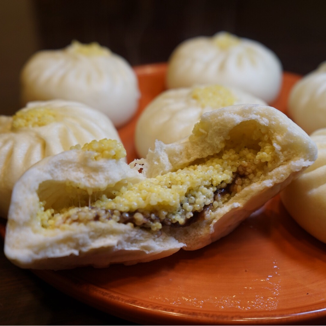 大黄米杂粮包子