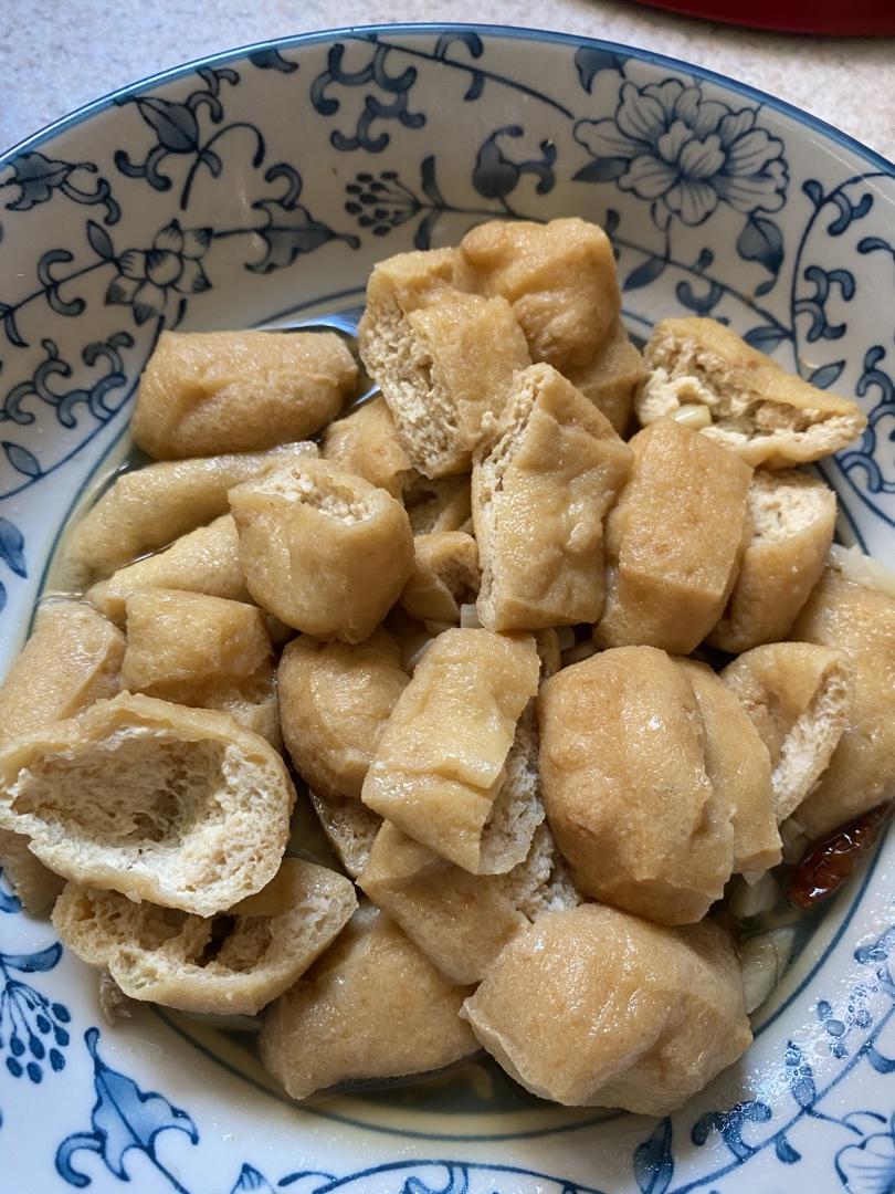 这样做的油豆腐超级下饭