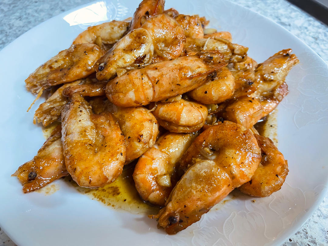 胡椒黄油脆虾