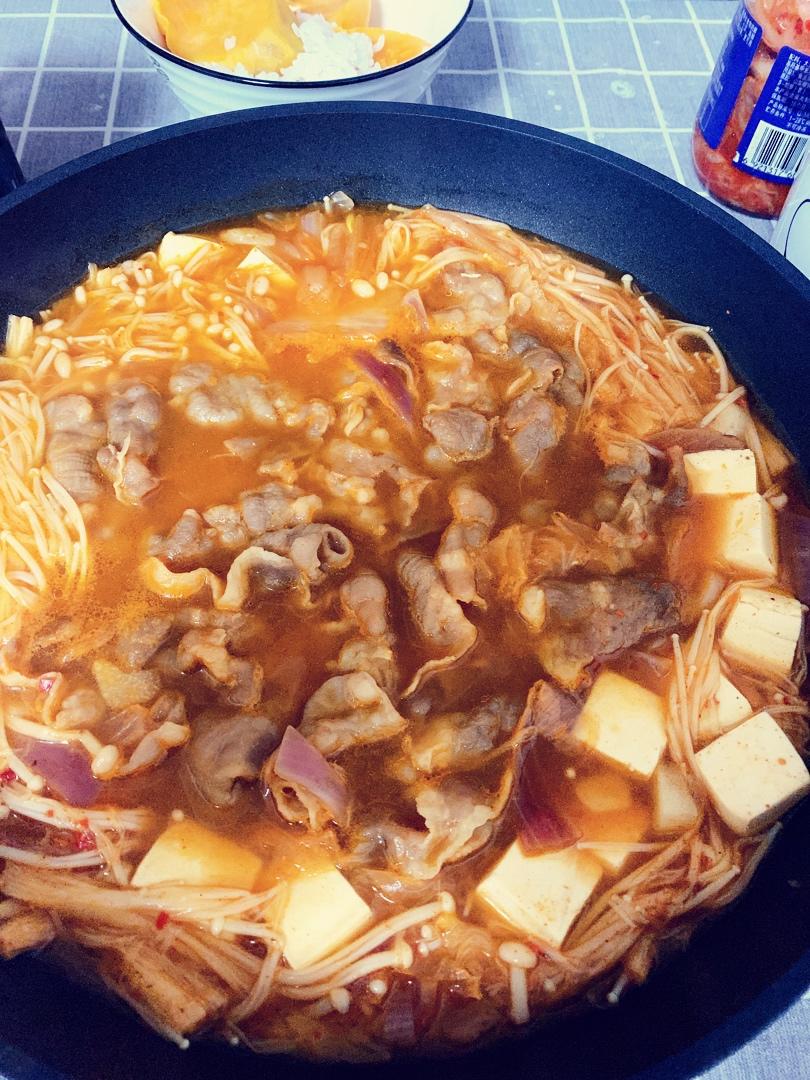 🔥懒人版泡菜肥牛锅😋10分钟冬日快手餐