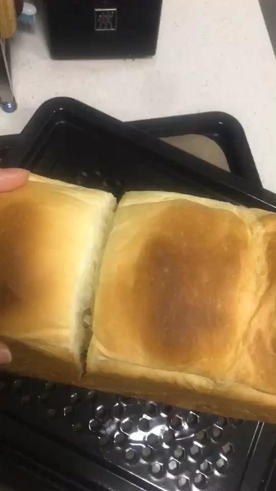 夺命软吐司(๑´ڡ`๑)超软拉丝极速方便的一次发酵吐司