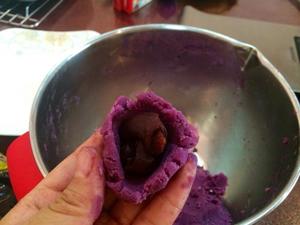 椰蓉紫薯球的做法 步骤5