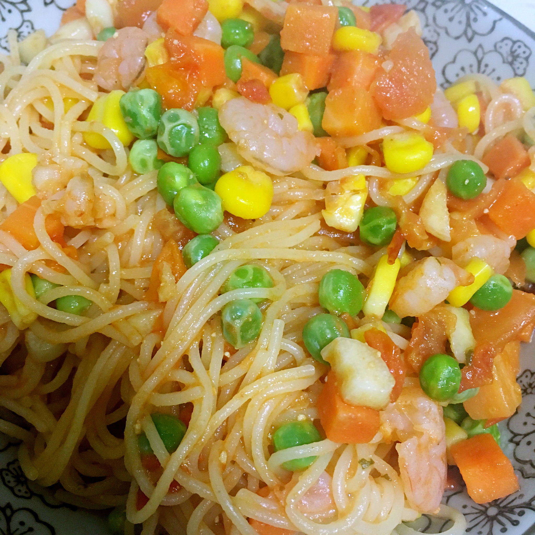 快手海鲜意大利面