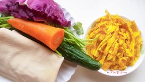 💯蔬菜豆皮卷健康又美味(减肥必备)的做法 步骤1