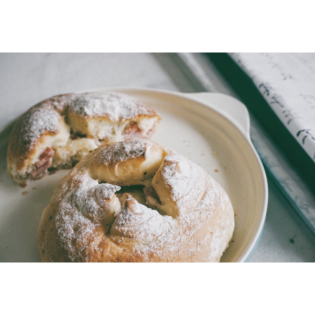 全麦芝士熔岩面包