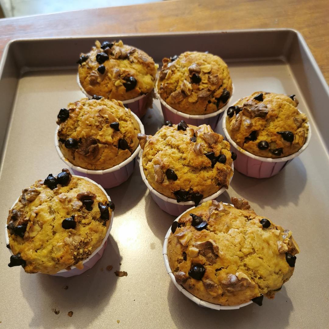 香蕉核桃麦芬 （超级湿润）