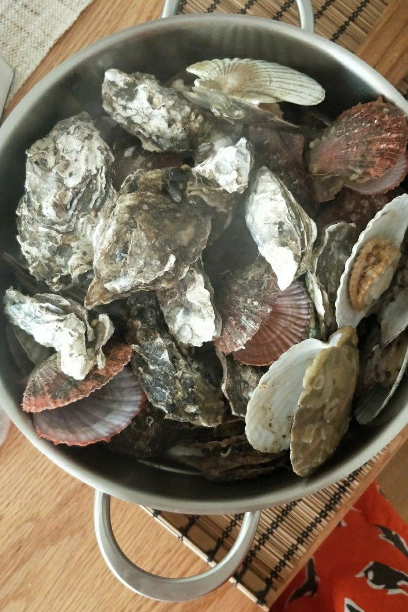 清蒸扇贝（海鲜大餐直播菜单）